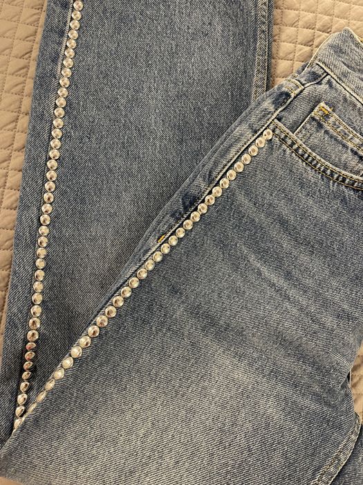 Дънки с капси Манго