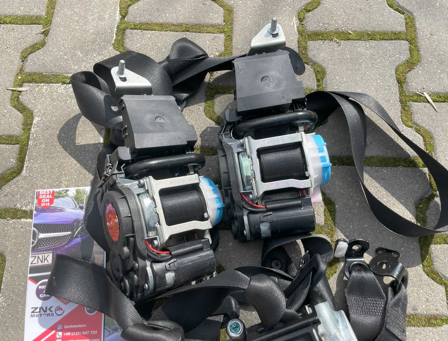 Mercedes Benz GLE W167 - set centuri de siguranta fata / spate PRESAFE