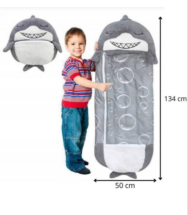 Спален чувал с възглавница Акула