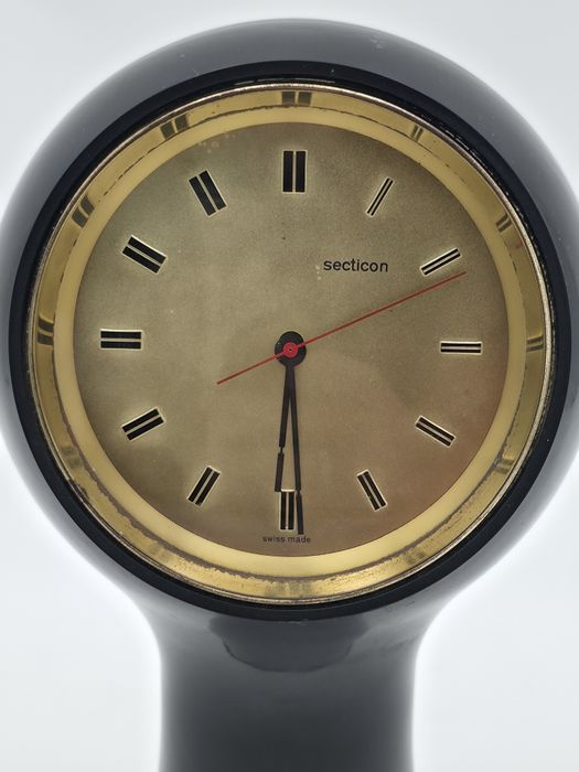 Ceas de masă Designer Mid-Century – Secticon Model T1, Angelo Mangiarotti, anii 1960