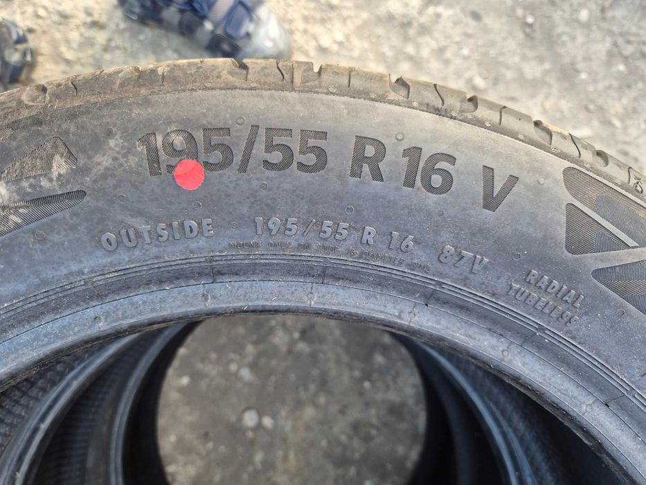 4 Anvelope de VARA - 195/55/16 - Continental DEMO NOI - DOT 2024 !