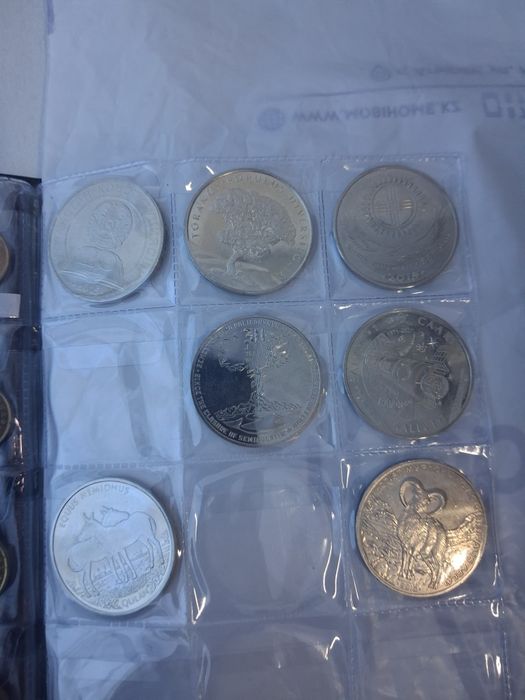 Продам коллекционные монеты 1шт-1500