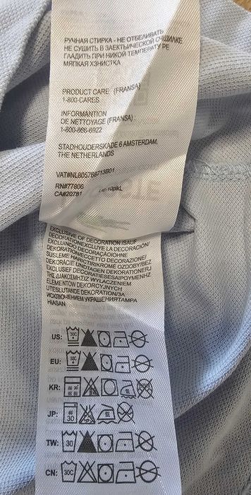 Tricou polo Lacoste, bleu, barbati , mărimea XL