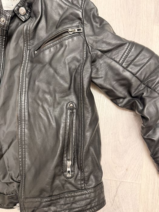 Детская кожанная куртка