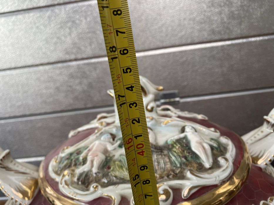 Огромни порцеланови съдове каподимонте ваза супник урна