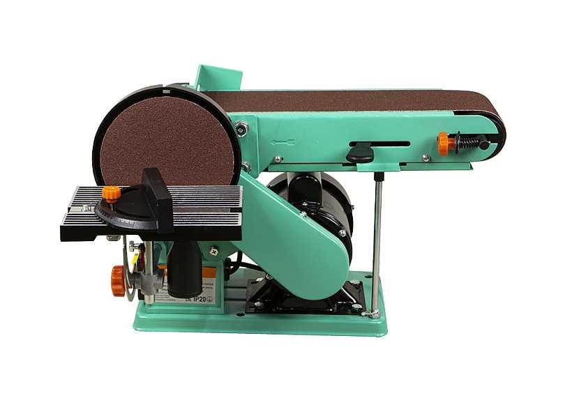 Станок шлифовальный дисково-ленточный 550Вт, круг 150 мм, лента100х914