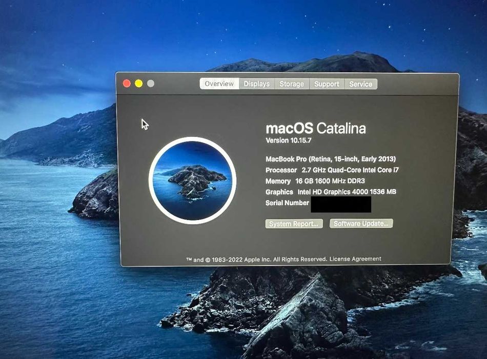 MacBook Pro 15" Retina 2013