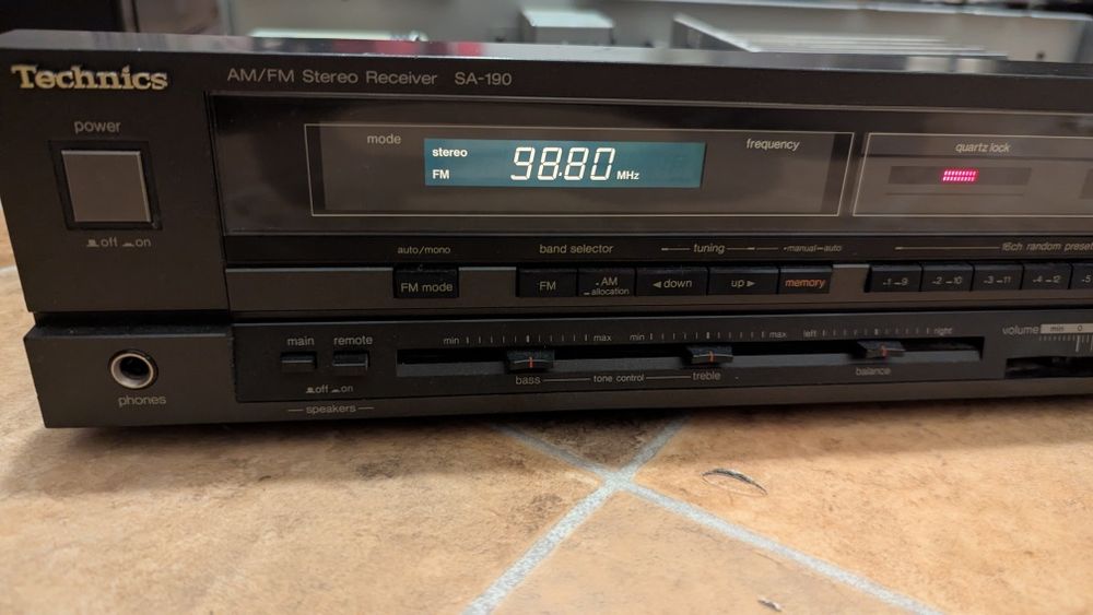 Amplituner Technics SA 190