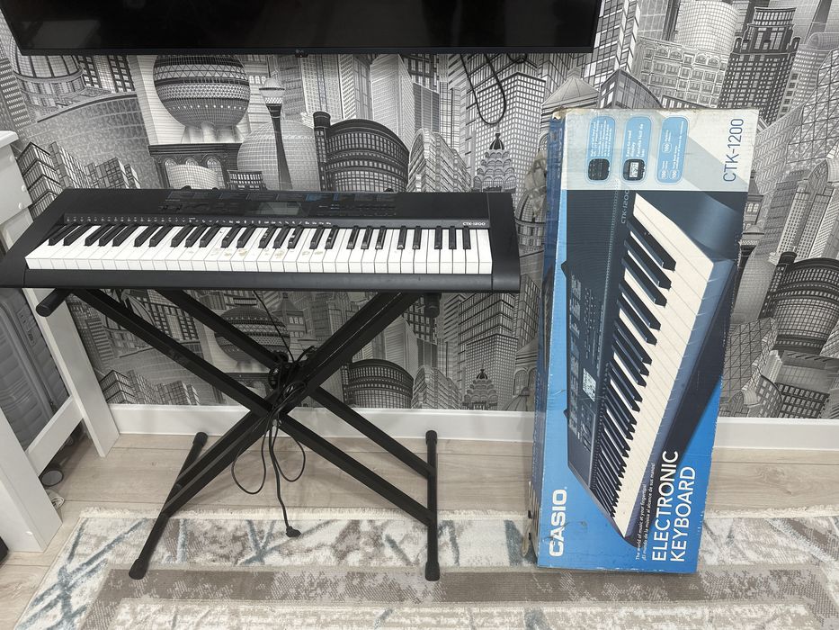 Синтезатор casio CTK-1200 сатылады. Продается синтезатор casio