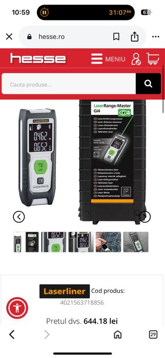 Telemetru laser Laserliner