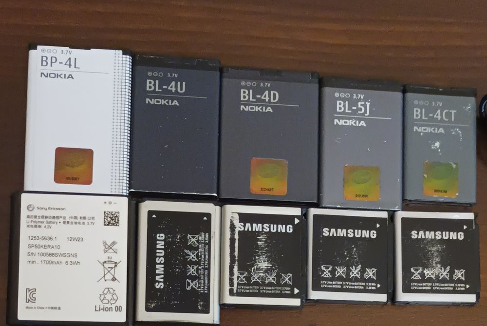 Аккумуляторы Nokia