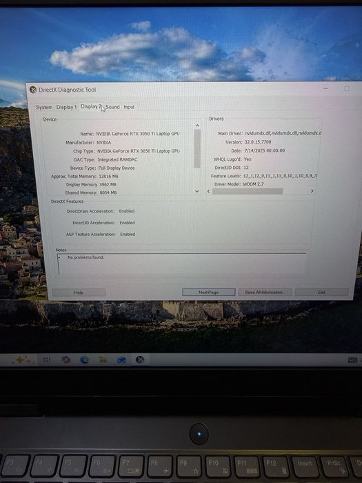Laptop Lenovo IdeaPad Gaming RTX 3050TI
