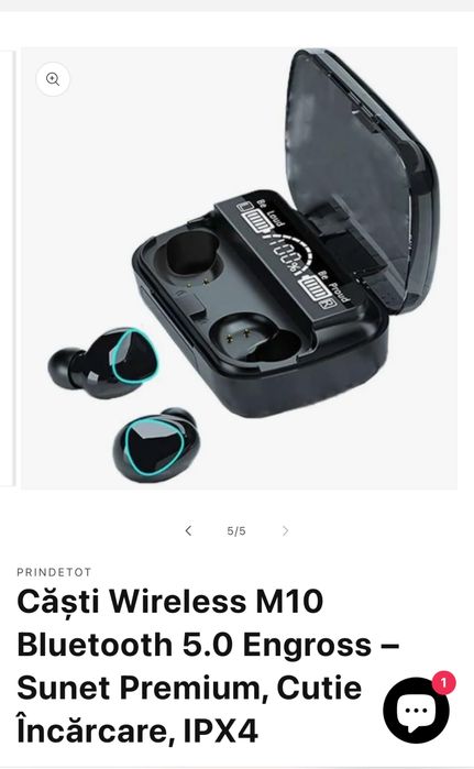 Vând căști Wireless Bluetooth sunet premium,totul este sigilat