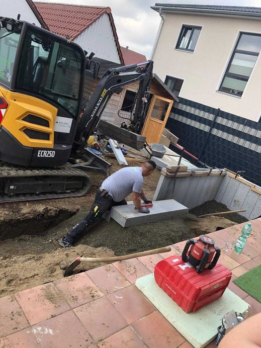 Servicii excavator /Săpături fundații/Șanțuri /Amenajări peisagistice/Nivelare teren Alba -Iulia