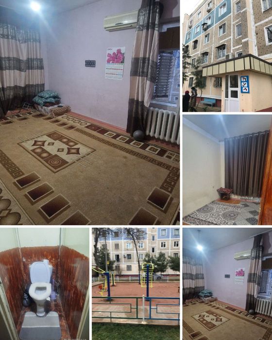 Срочно сотилади Сергели 4. 2/3/5 ремонт средней 2×6 балкон мактаб богч
