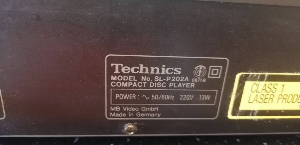 CD player Technics SL-P202A