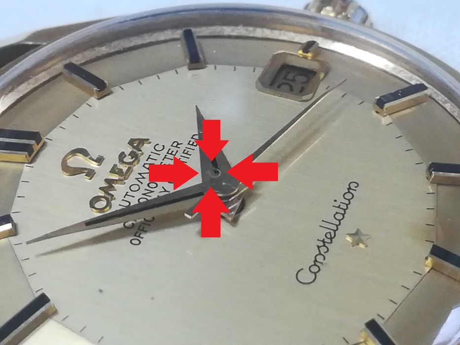 Ω OMEGA Constellation vintage,Gold 18k,Dog leg,Pie Pan,рядък,перфектен