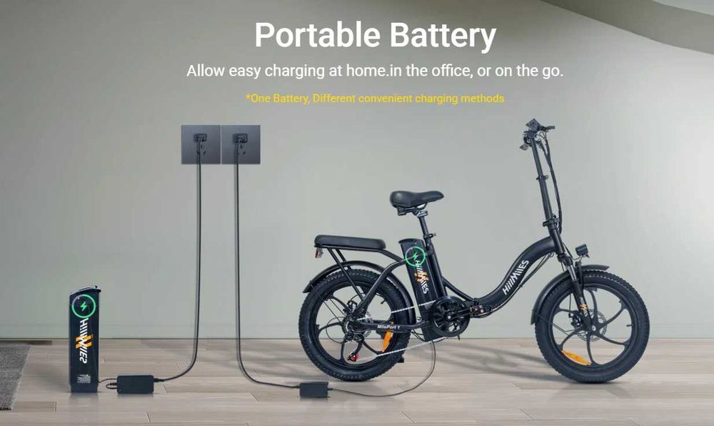 Сгъваемо електрическо колело HillMiles MilePort 1 500W 36V 13Ah