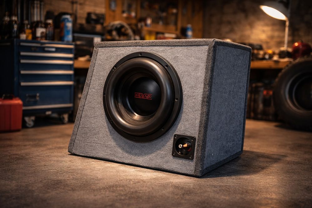 Сабвуфер edge и усилитель kick QS1600