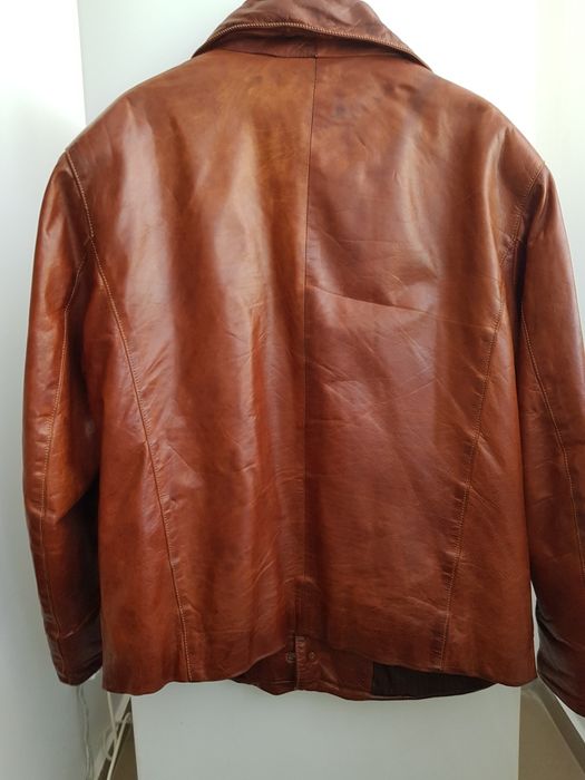 Мъжко яке от естествена кожа