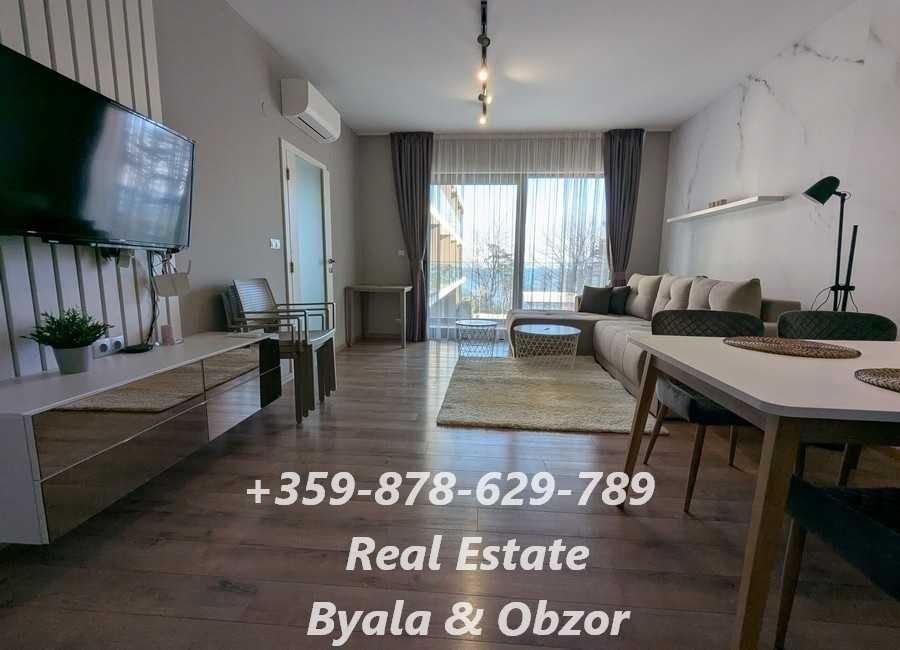 Красиво обзаведен двустаен апартамент с морска гледка