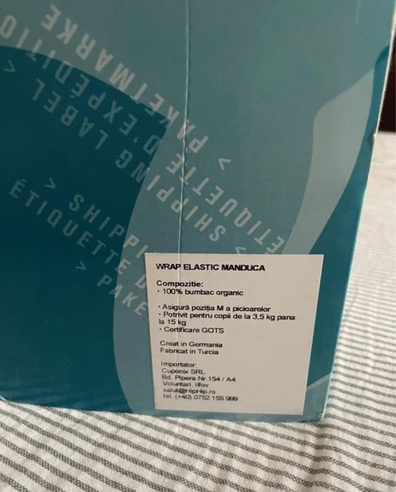 Wrap/sling Manduca, Nou