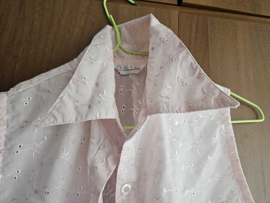 Camasa fara maneci bumbac brodata