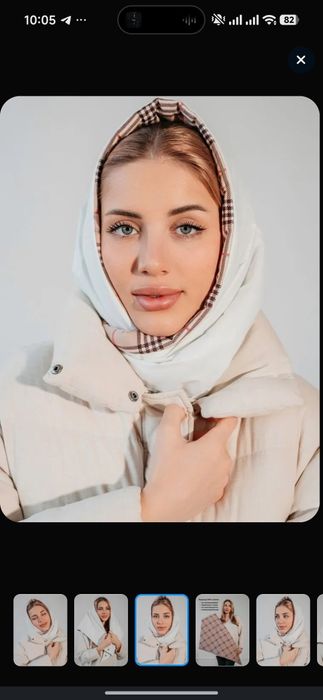 Платок TOGSTORE молочный