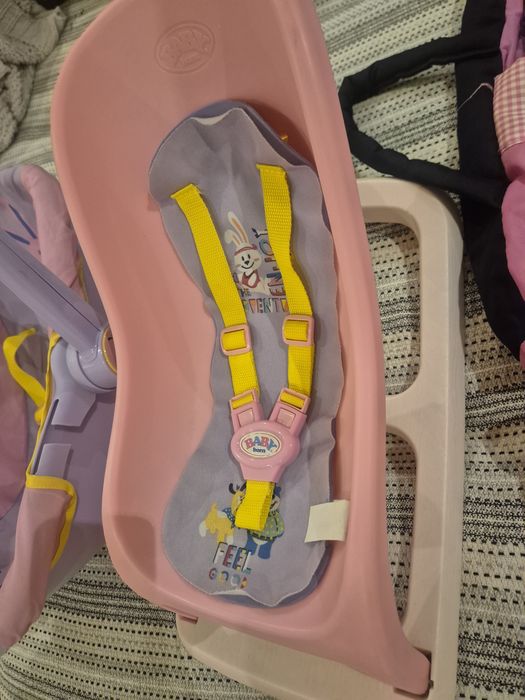 Богат лот аксесоари BABY born (Zapf Creation) + кукла и столчета — Перфектно състояние!