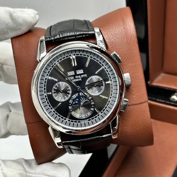 patek philippe perpetual calendar gray dial