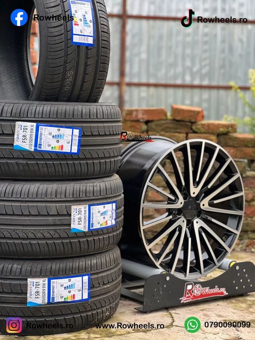 Jante Mercedes R21 S class W222 ML GLE GLC GLS W221 R Class GL W213 roti mercedes r21 W223 W221 AMG cu anvelope vara/iarna inclus