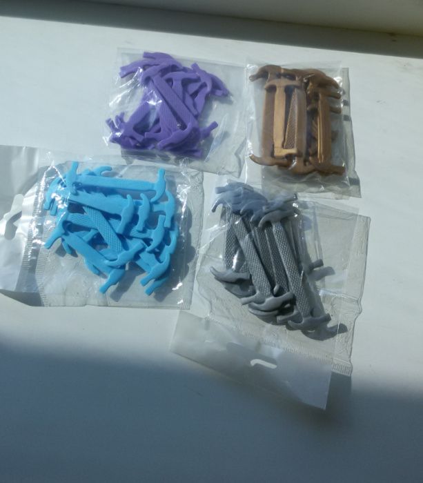 Цветни силиконови връзки за обувки маратонки кецове силиконови каишки