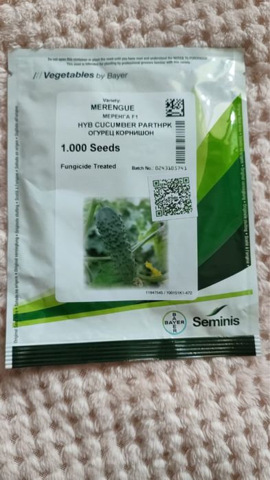 Семина огурцов Меренга F1
