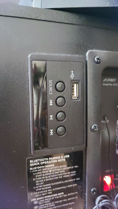 Тонколони Fenda  F&D A521X, 2.1, 52W, Bluetooth 4.0, USB reader, Черен