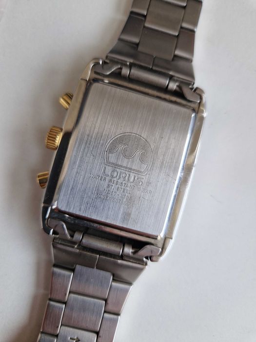 LORUS by Seiko, quartz chronograph, XL case 39 x 50mm, Japan, TOP!