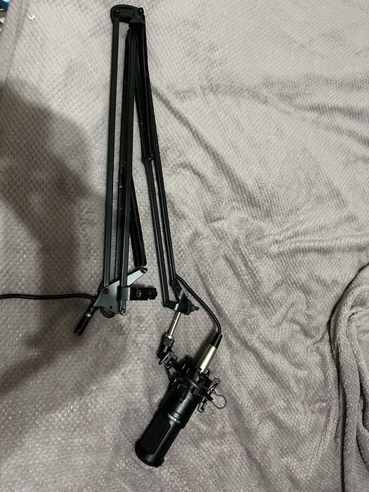 Kit Inregistrare Studio (Placa Sunet, Microfon+Stativ, Casti Studio)