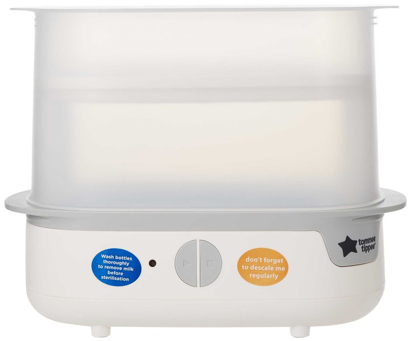 НОВ Tommee Tippee Комплект Електрически парен стерилизатор шишета нагревател за шише торбичка