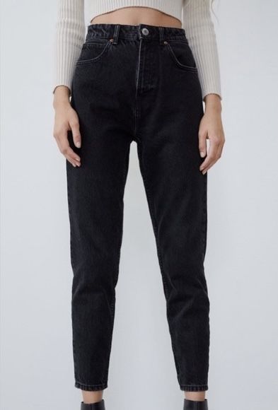 Дънки Zara 32/34 сини/черни