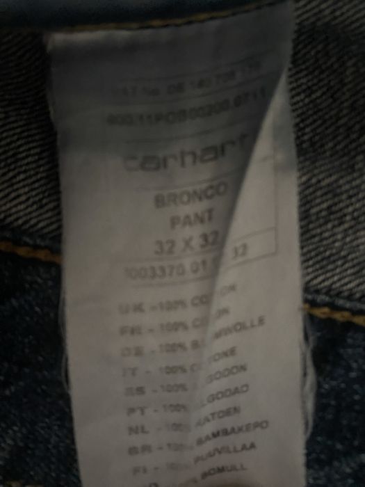 Blugi Carhartt Bronco impecabili 32x32