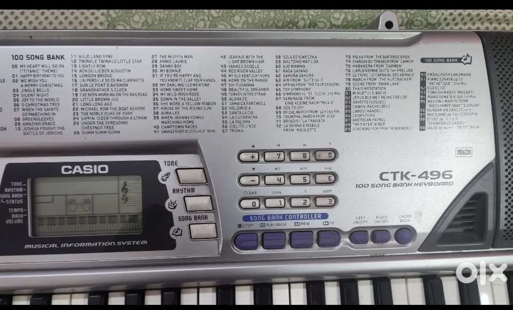 Casio CTK-496: Употребяван синтезатор в добро работно състояние