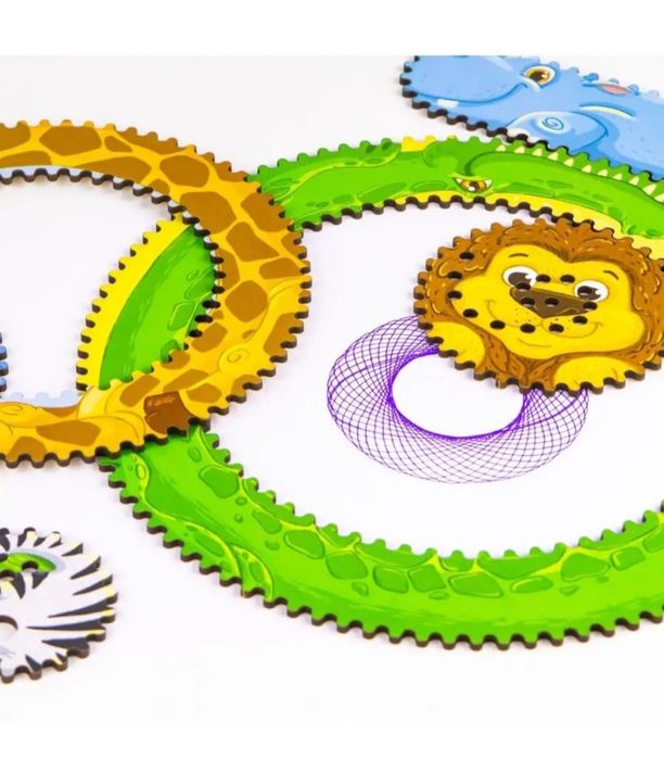 Спирограф для рисования "Африка"