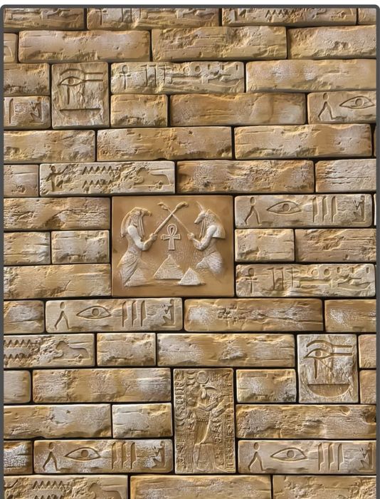 Силиконовая форма кирпичик для гипса