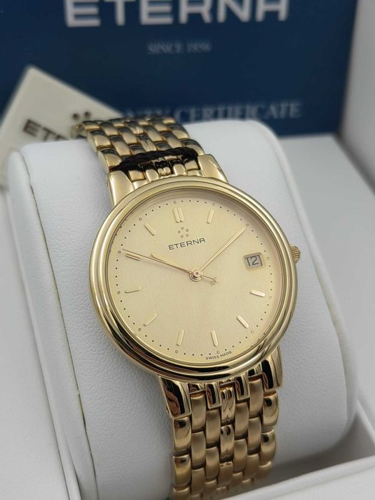 Ceas Eterna Rialto Classic 34 mm – Swiss Made – Nou – Full Set