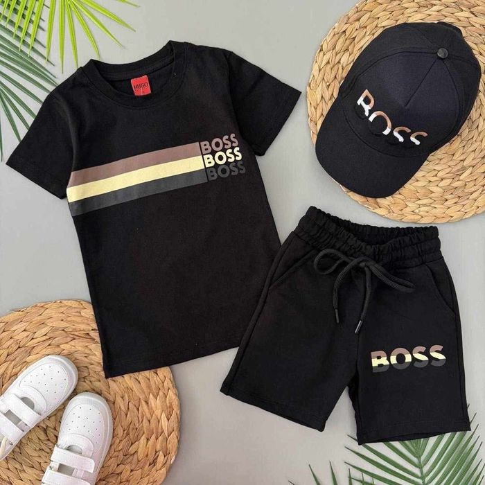 Детски екип екип 3 ч сет със шапка