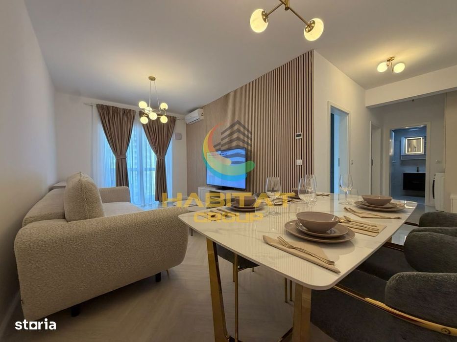 Apartament modern cu 2 camere de închiriat – Vienna Parkside | 750 €/l