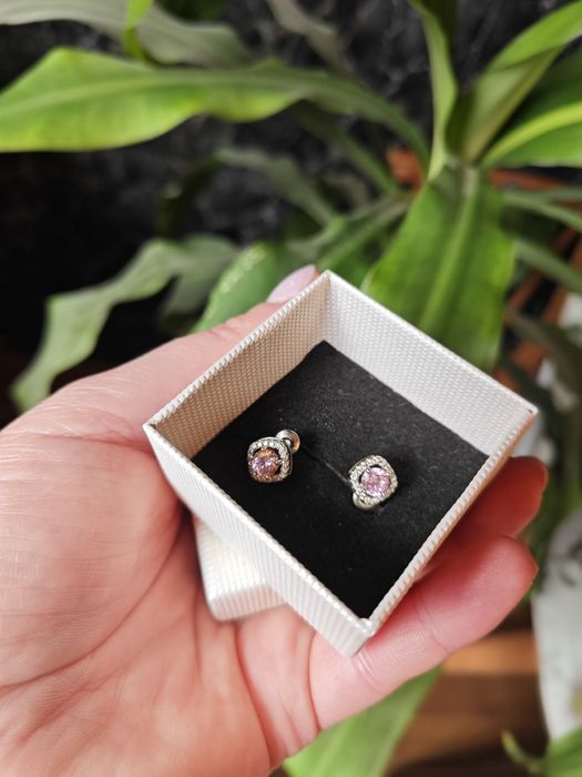 Сребърни обеци  Красота