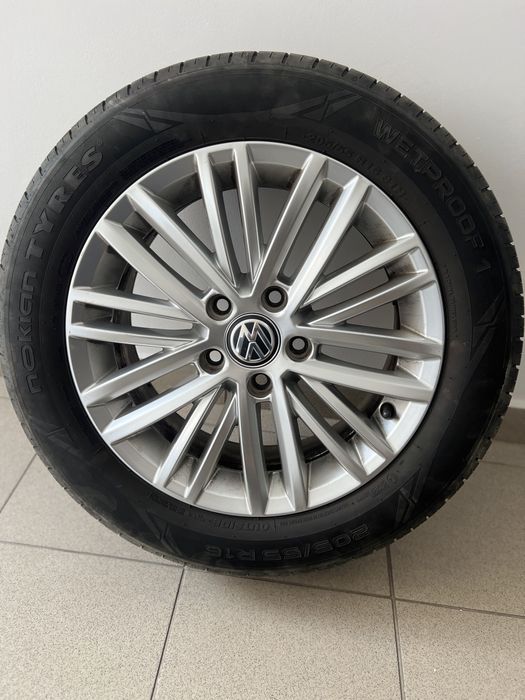 Set 4 Jante cu anvelope pe 16 VW passat tiguan garantie