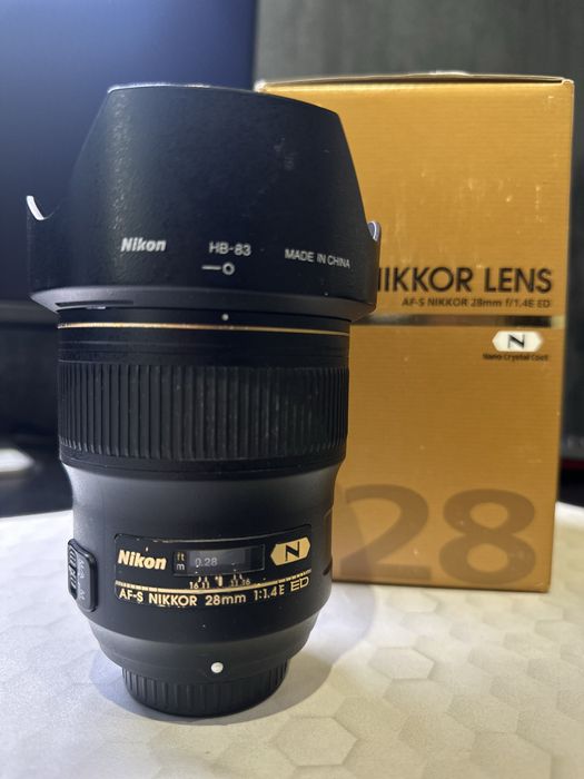 Nikon Nikkor AF-S 28mm f/1.4E ED Nano Crystal Coat | Full Frame FX
