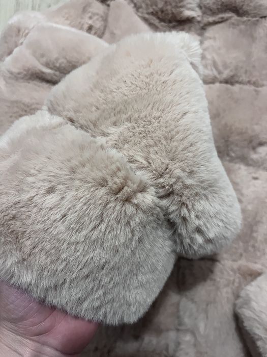 Дамско пухено палто