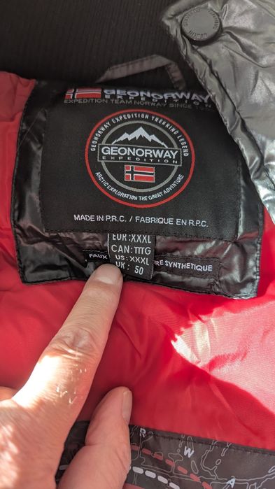 Geonorwey  пухено яке xxl